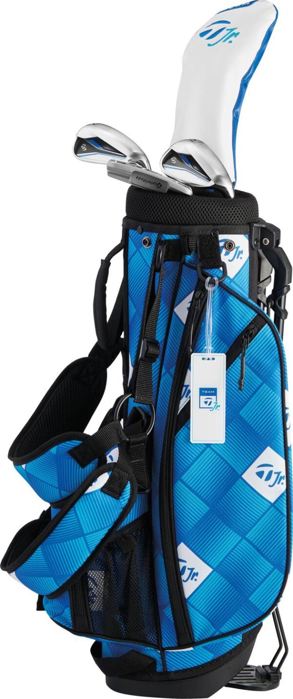 Taylormade Team Junior Junior Golfsæt - Blue/White - Højre - FW, 7, W, Putter - Taylormade Team Junior Junior Grafit