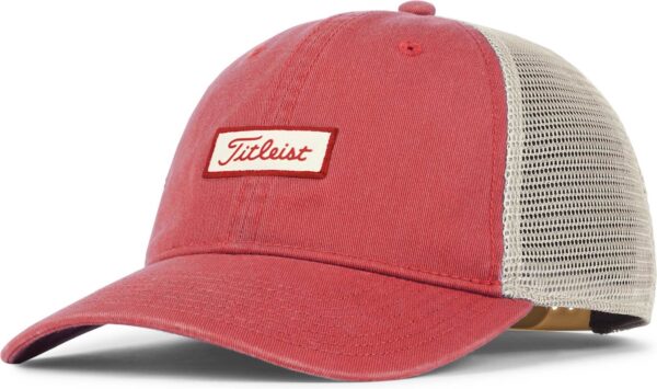 Titleist Charleston Mesh Kasket - Red/Bone - Str. Onesize