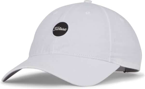 Titleist Montauk Lightweight Kasket - White/Black - Str. Justerbar