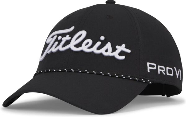 Titleist Tour Breezer Kasket - Black/White - Str. Justerbar