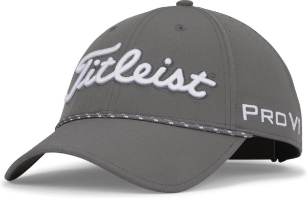 Titleist Tour Breezer Kasket - Charcoal/White - Str. Justerbar