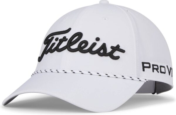 Titleist Tour Breezer Kasket - White/Black - Str. Justerbar