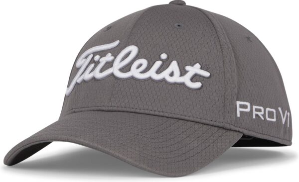 Titleist Tour Elite Herre Kasket - Charcoal/White - Str. L / XL