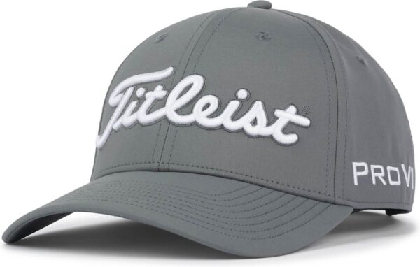 Titleist Tour Performance Kasket - Grey/White - Str. Justerbar