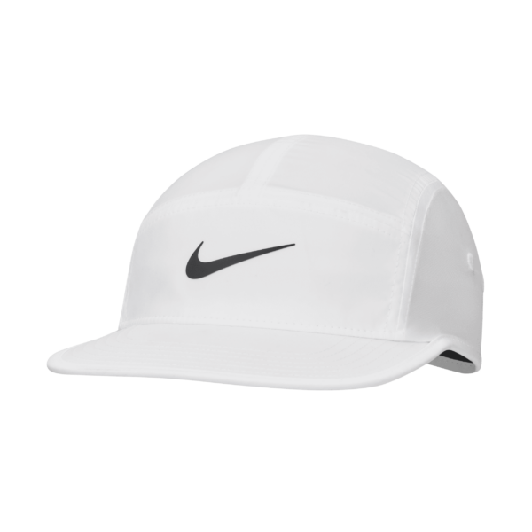 Ustruktureret Nike Dri-FIT Fly-Swoosh-kasket - hvid