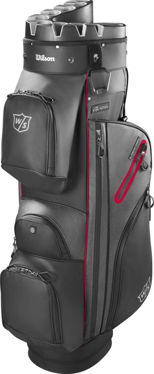 Wilson Staff I-Lock Dry Vandtæt Vognbag - Black/Silver