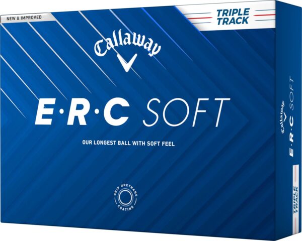 Callaway ERC Soft Triple Track (2025) Golfbolde - White/Multi