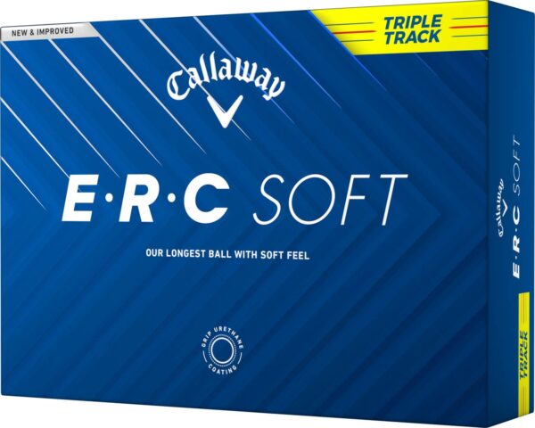 Callaway ERC Soft Triple Track (2025) Golfbolde - Yellow