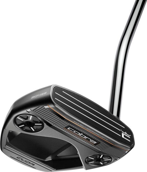 Cobra Vintage Cuda (2024) Single Bend Neck Putter - Grå - Venstre - Str. 34" - Super Stroke Zenergy Pistol 1.0 1.0 Hvid/Sort