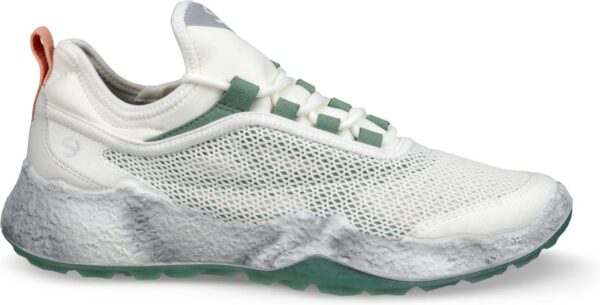 Ecco Biom H5 Textile Dame Golfsko Uden Spikes - White/Sedum Green - Str. 35 Normal