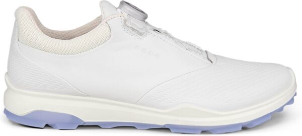 Ecco Biom Hybrid 3 (2025) BOA Vandtætte Dame Golfsko Uden Spikes - White - Str. 36 Normal