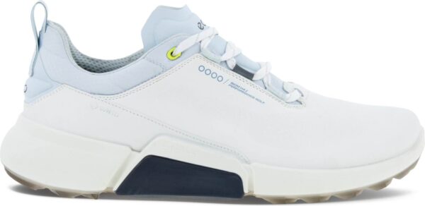 Ecco Biom Hybrid 4 (2023) Vandtætte Herre Golfsko Uden Spikes - White/Air - Str. 39 Normal