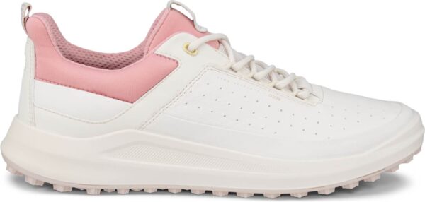 Ecco Core Hybrid Vandtætte Dame Golfsko Uden Spikes - Limestone/Old Rose - Str. 36 Normal