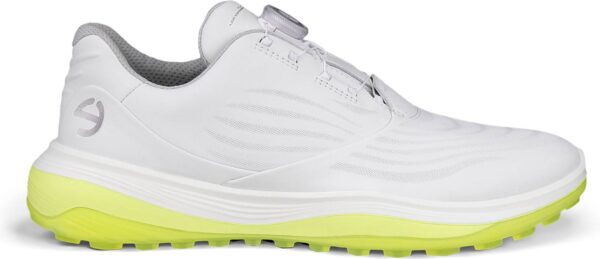 Ecco LT1 BOA Vandtætte Herre Golfsko Uden Spikes - White - Str. 39 Normal