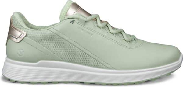 Ecco S-Casual Hybrid Vandtætte Dame Golfsko Uden Spikes - Matcha/Gold Metallic - Str. 36 Normal