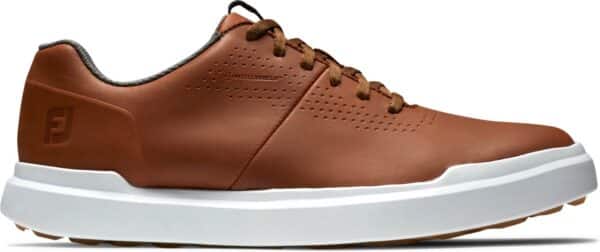 Footjoy Countour Casual (2022) Vandtætte Herre Golfsko Uden Spikes - Tan - Str. 39 Normal