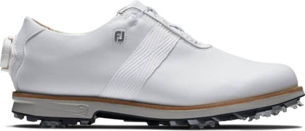 Footjoy Premiere Series BOA Vandtætte Dame Golfsko Med Spikes - White - Str. 37 Normal