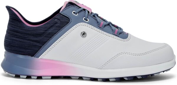 Footjoy Stratos (2023) Vandtætte Dame Golfsko Uden Spikes - White/Navy/Pink - Str. 36 1/2 Normal