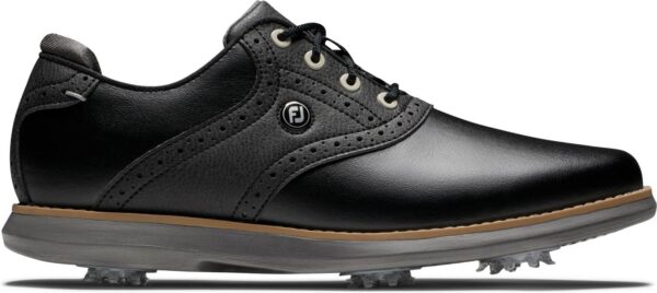 Footjoy Traditions Vandtætte Dame Golfsko Med Spikes - Black - Str. 38 Normal