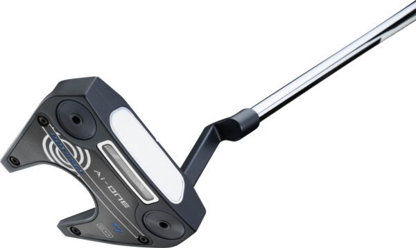 Odyssey Ai-One Seven CH Plumber Neck Putter - Blå - Højre - Str. 33" - Odyssey Ai-ONE (2023) Midsize Hvid/Blå