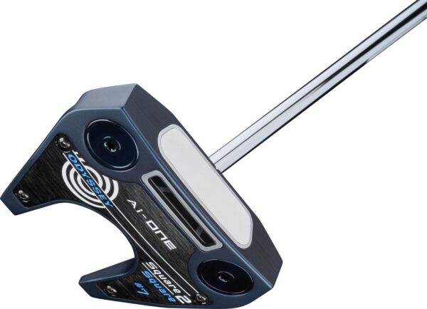 Odyssey Ai-One Square 2 Square Seven Straight Neck Putter - Blå - Højre - Str. 33" - Odyssey Ai-ONE Square 2 Square (2024) Oversize Hvid/Blå