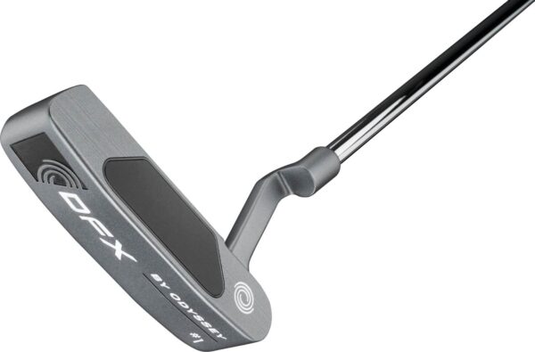 Odyssey DFX One CH (2025) Plumber Neck Putter - Chrome - Højre - Str. 33" - Odyssey DFX Pistol Standard Hvid/Grå