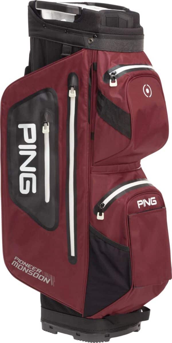 Ping Pioneer Monsoon Vandtæt Vognbag - Mulberry/Black