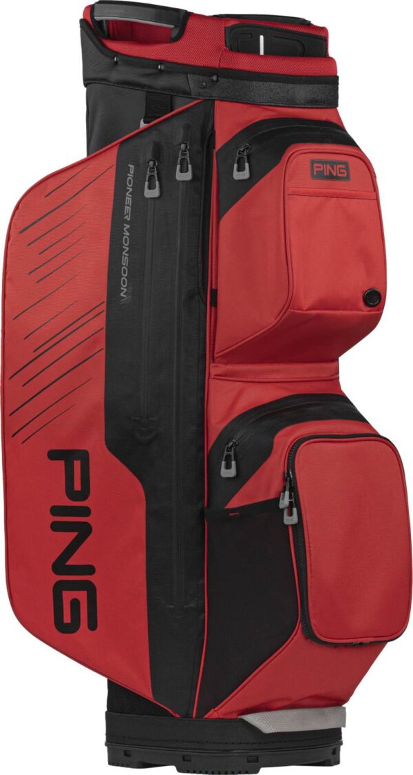 Ping Pioneer Monsoon Vandtæt Vognbag - Red/Black