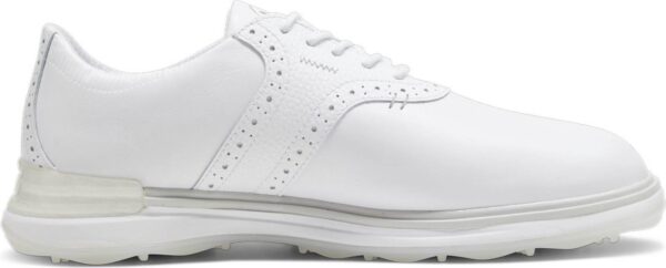 Puma Avant Vandtætte Herre Golfsko Uden Spikes - Puma White/Ash Gray/Puma White - Str. 44 1/2 Normal