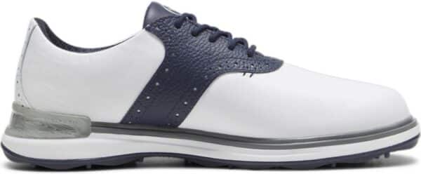 Puma Avant Vandtætte Herre Golfsko Uden Spikes - Puma White/Deep Navy/Speed Blue - Str. 44 1/2 Normal