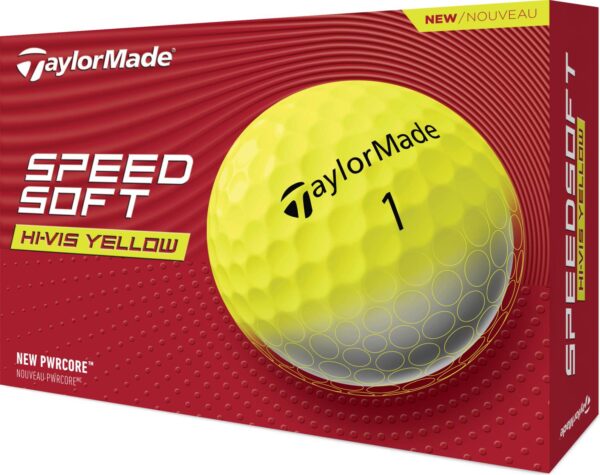 Taylormade SpeedSoft (2024) Golfbolde - Gul