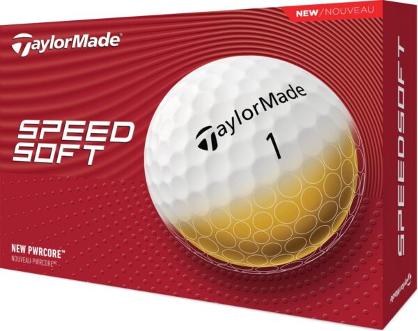 Taylormade SpeedSoft (2024) Golfbolde - Hvid