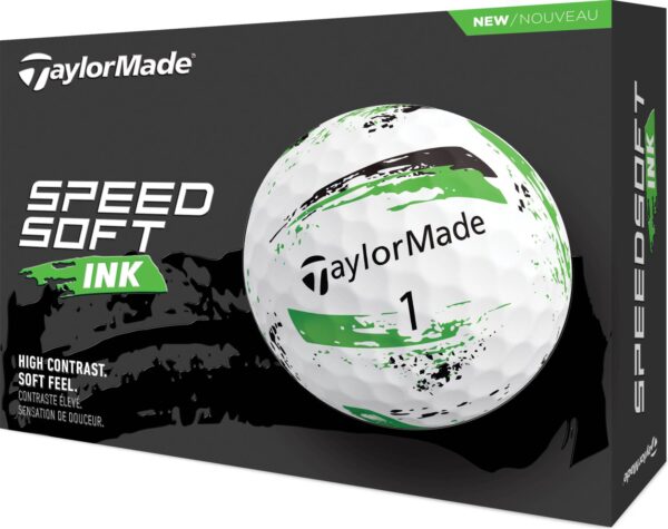 Taylormade SpeedSoft INK (2024) Golfbolde - Grøn