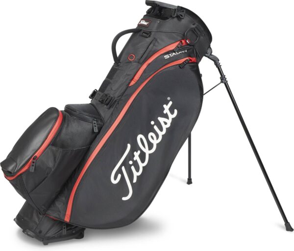 Titleist Players 5 StayDry Vandtæt Bærebag - Blk/Blk/Red