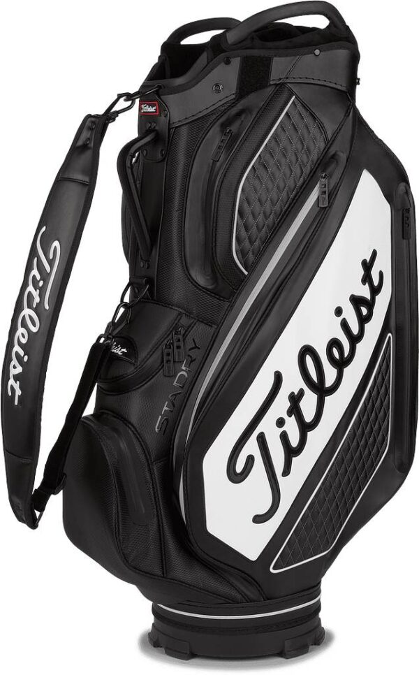 Titleist Tour Series Premium StaDry Vandtæt Vognbag - Black/White