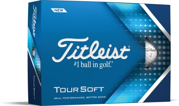 Titleist Tour Soft (2022) Golfbolde - Hvid