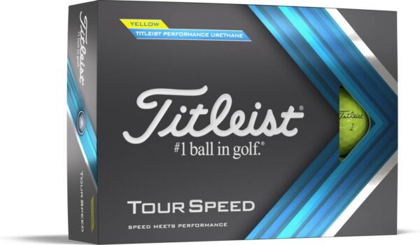 Titleist Tour Speed (2022) Golfbolde - Gul