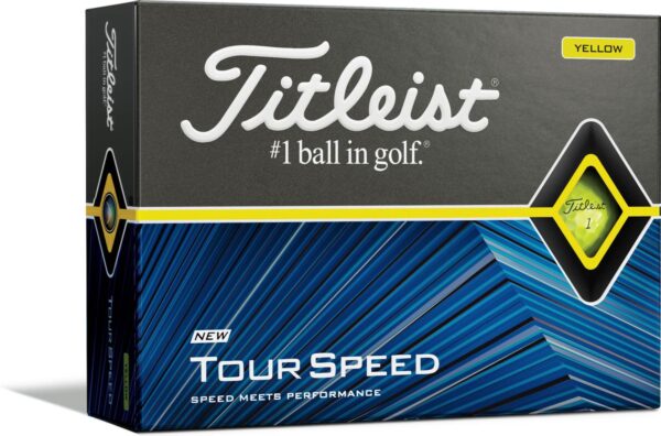 Titleist Tour Speed Golfbolde - Yellow