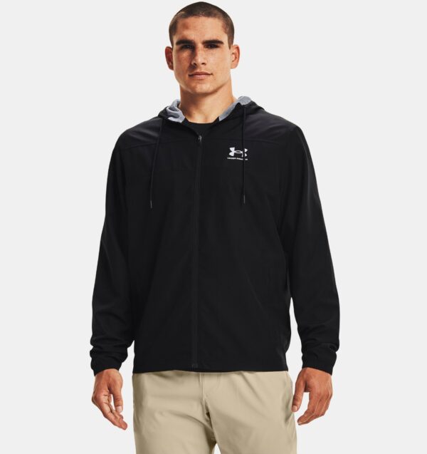 Under Armour Mænd - Sportstyle Windbreaker Jacket - Black / Mod Gray XXL