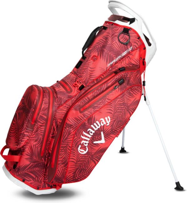 Callaway Fairway 14 HD (2025) Vandtæt Bærebag - Red Palms/Light Grey