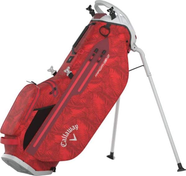 Callaway Fairway C HD (2025) Vandtæt Bærebag - Red Palms/Light Grey