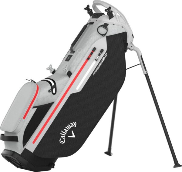 Callaway Fairway C HD (2025) Vandtæt Dame Bærebag - Black/Light Grey/Red