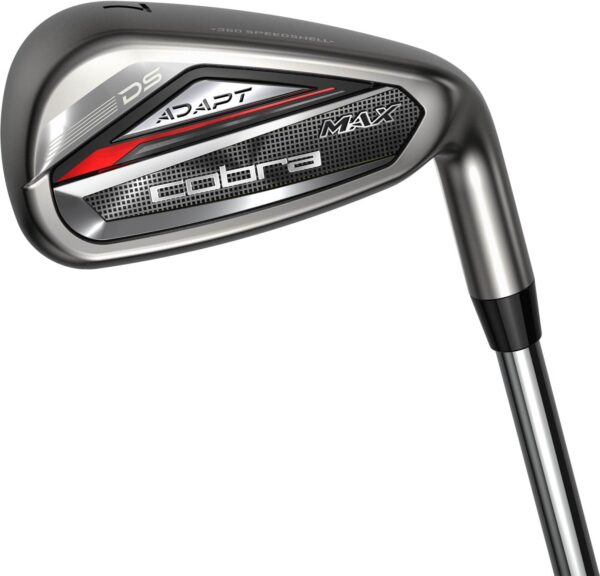 Cobra DS-Adapt Max Herre Jernsæt - Silver - Venstre - 5-9, PW - KBS PGI 75 Regular Grafit