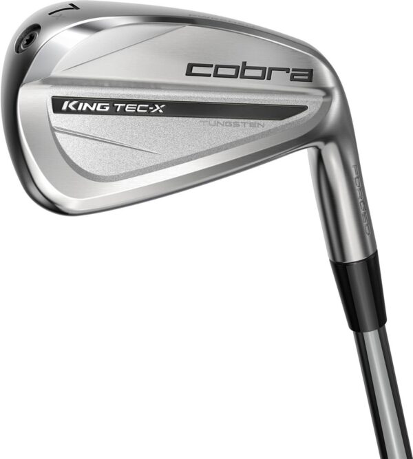 Cobra King Tec X Herre Jernsæt - Silver - Venstre - 5-9, PW - KBS Tour Lite Stiff Stål