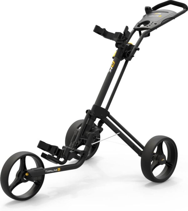 PowaKaddy Twinline 5 Golfvogn - Black