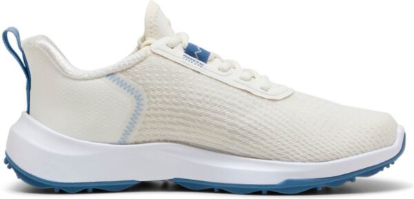 Puma Fusion Crush Sport Vandtætte Dame Golfsko Uden Spikes - Warm White/Blue Horizon - Str. 36 Normal