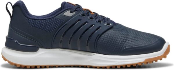 Puma IGNITE Elevate 2 Vandtætte Herre Golfsko Uden Spikes - Deep Navy/Puma Silver/Gum - Str. 44 1/2 Normal